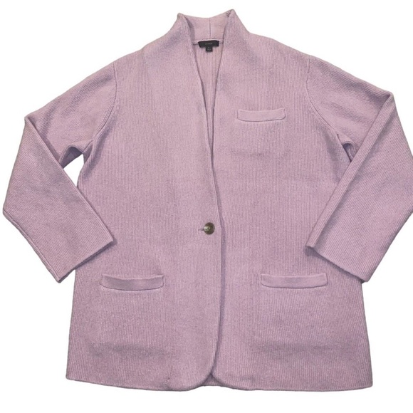 *NWT* J.Crew Cocoon Sweater Blazer in Dried Violet - Picture 5 of 11